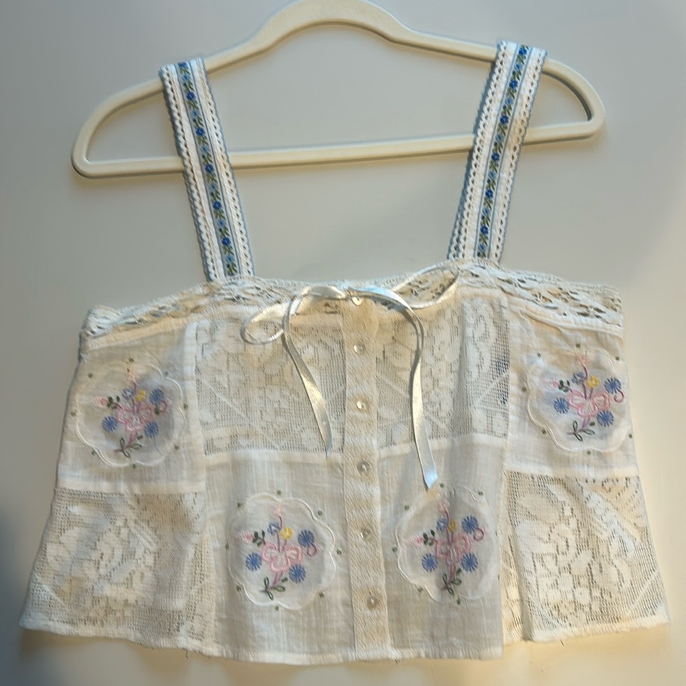 Loveshackfancy top *rare lace floral